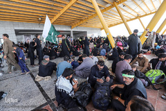 وضعیت تردد در پایانه مرزی شلمچه