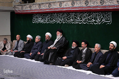 مراسم عزاداری اربعین حسینی با حضور هیئت‌های دانشجویی در حسینیه امام خمینی(ره)