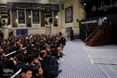 مراسم عزاداری اربعین حسینی با حضور هیئت‌های دانشجویی در حسینیه امام خمینی(ره)
