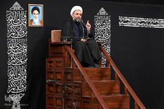 مراسم عزاداری اربعین حسینی با حضور هیئت‌های دانشجویی در حسینیه امام خمینی(ره)