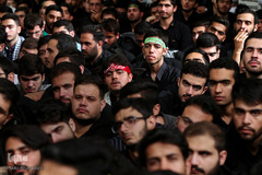 مراسم عزاداری اربعین حسینی با حضور هیئت‌های دانشجویی در حسینیه امام خمینی(ره)