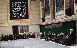 مراسم عزاداری اربعین حسینی با حضور هیئت‌های دانشجویی در حسینیه امام خمینی(ره)