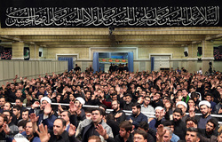 مراسم عزاداری اربعین حسینی با حضور هیئت‌های دانشجویی در حسینیه امام خمینی(ره)