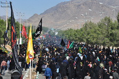 راهپیمایی اربعین حسینی در کاشمر