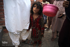 توزیع 5000هزار غذای نذری هم نمک در اربعین منطقه محروم جازموریان