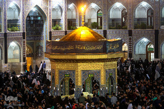 مراسم عزاداری شام اربعین حسینی در حرم مطهر رضوی