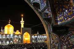 مراسم عزاداری شام اربعین حسینی در حرم مطهر رضوی