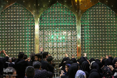 مراسم عزاداری شام اربعین حسینی در حرم مطهر رضوی