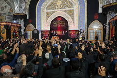 مراسم عزاداری شام اربعین حسینی در حرم مطهر رضوی