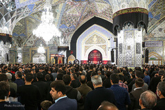 مراسم عزاداری شام اربعین حسینی در حرم مطهر رضوی
