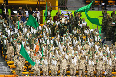 اجتماع عظیم بسیجیان جامعه ادارات و وزارتخانه‌ها «گردان‌های بیت‌المقدس و کوثر» به‌مناسبت هفته دفاع مقدس