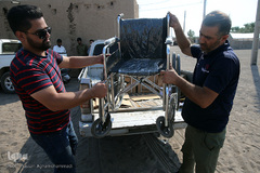 توزیع لوازم التحریر هم نمک در جازموریان