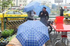 بارش اولین باران پاییزی در تهران