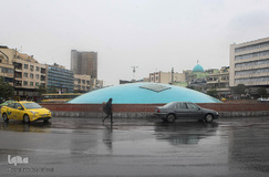 بارش اولین باران پاییزی در تهران