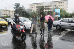 بارش اولین باران پاییزی در تهران