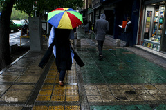 بارش اولین باران پاییزی در تهران