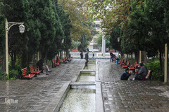 بارش اولین باران پاییزی در تهران