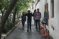 بارش اولین باران پاییزی در تهران