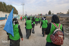 پیاده‌روی زائران رضوی