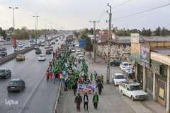 پیاده‌روی زائران رضوی