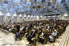 تشرف کاروان اهل سنت به حرم رضوی