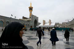 تشرف کاروان اهل سنت به حرم رضوی