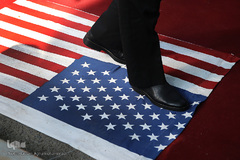 مراسم رونمایی از دیوارنگاره‌های جدید لانه جاسوسی آمریکا