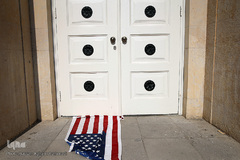 مراسم رونمایی از دیوارنگاره‌های جدید لانه جاسوسی آمریکا