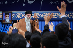 دیدار دانش‌آموزان و دانشجویان با رهبر انقلاب اسلامی