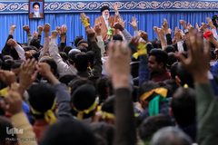 دیدار دانش‌آموزان و دانشجویان با رهبر انقلاب اسلامی