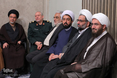 دیدار دانش‌آموزان و دانشجویان با رهبر انقلاب اسلامی