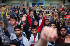 دیدار دانش‌آموزان و دانشجویان با رهبر انقلاب اسلامی