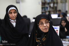  بازدید اشرف بروجردی، رئیس سازمان اسناد و کتابخانه ملی ایران از تحریریه ایکنا