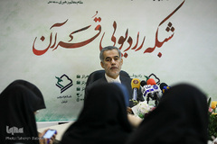 نشست خبری مجتبی ایزدی، مدیر شبکه رادیویی قرآن