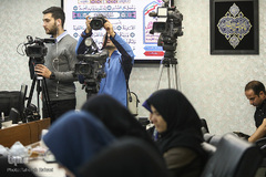 نشست خبری مجتبی ایزدی، مدیر شبکه رادیویی قرآن