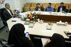 نشست خبری مجتبی ایزدی، مدیر شبکه رادیویی قرآن