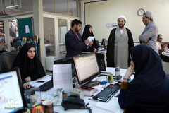 بازدید  حجت الاسلام والمسلمین مهدی فرمانیان، معاون امور بین الملل مجمع جهانی اهل بیت(ع) از ایکنا