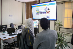 بازدید شیخ محمد نمر زغموت، رئیس شورای اسلامی فلسطین در لبنان از تحریریه ایکنا