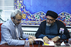 نشست سیدعلی السید قاسم، هماهنگ کننده مرکز گفتگوی ادیان لبنان با خبرنگاران ایکنا