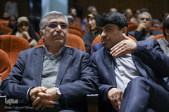 عیسی علیزاده، معاون فرهنگی جهاددانشگاهی و حمیدرضا طیبی، رئیس جهاددانشگاهی