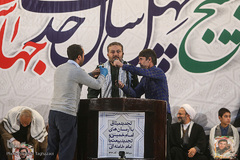 تجدید میثاق سازمان بسیجیان با  آرمان های امام خمینی (ره) معمار کبیر انقلاب اسلامی