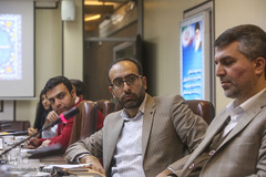 ار راست محمدتقی میرزاجانی، معاون اجرایی شورای عالی قرآن و مرتضی خدمتکار، مشاور مالی معاونت قرآن ارشاد