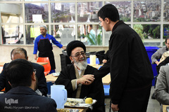 بازدید حجت الاسلام والمسلمین سیدمحمدعلی آل‌هاشم، نماینده ولی فقیه در آذربایجان شرقی از سلف سرویس دانشگاه تبریز