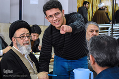 بازدید حجت الاسلام والمسلمین سیدمحمدعلی آل‌هاشم، نماینده ولی فقیه در آذربایجان شرقی از سلف سرویس دانشگاه تبریز