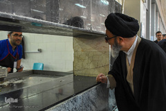 بازدید حجت الاسلام والمسلمین سیدمحمدعلی آل‌هاشم، نماینده ولی فقیه در آذربایجان شرقی از سلف سرویس دانشگاه تبریز