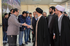 بازدید حجت الاسلام والمسلمین سیدمحمدعلی آل‌هاشم، نماینده ولی فقیه در آذربایجان شرقی از سلف سرویس دانشگاه تبریز