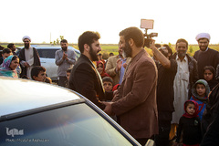 جشن ازدواج زوج جهادگر در میان اهالی محروم کوره پزخانه‌های اسلام آباد نظامی شهرری