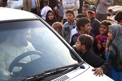 جشن ازدواج زوج جهادگر در میان اهالی محروم کوره پزخانه‌های اسلام آباد نظامی شهرری