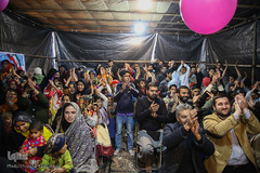 جشن ازدواج زوج جهادگر در میان اهالی محروم کوره پزخانه‌های اسلام آباد نظامی شهرری