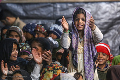 جشن ازدواج زوج جهادگر در میان اهالی محروم کوره پزخانه‌های اسلام آباد نظامی شهرری